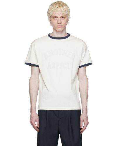 Another Aspect T-shirt 'another t-shirt 2.0' blanc