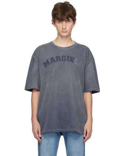 Maison Margiela ブルー フェード Tシャツ