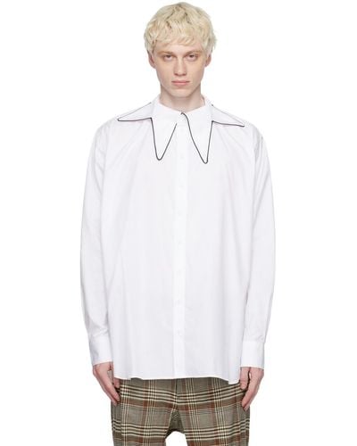 Charles Jeffrey Star Collar Shirt - White