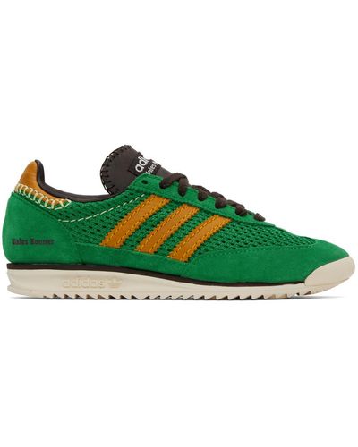 Wales Bonner Green Adidas Originals Edition Sl72 Trainers