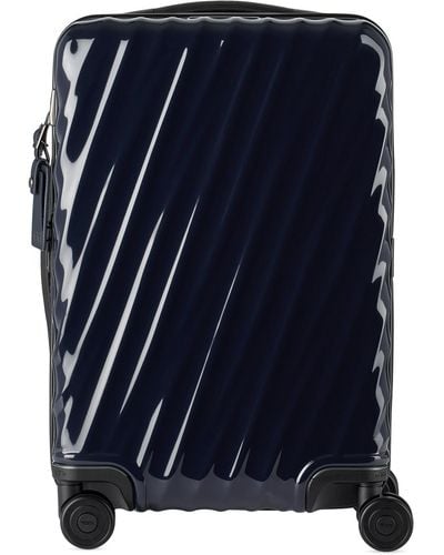 Tumi 19 Degreeコレクション ネイビー インターナショナル エクスパンダブル キャリーオン スーツケース - ブルー