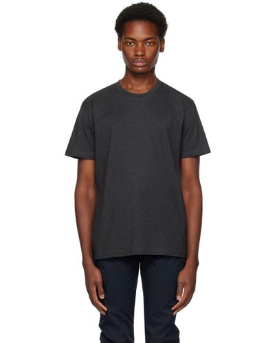 Sunspel グレー Riviera Tシャツ - ブラック