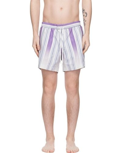 Commas Striped Swim Suit - Multicolour