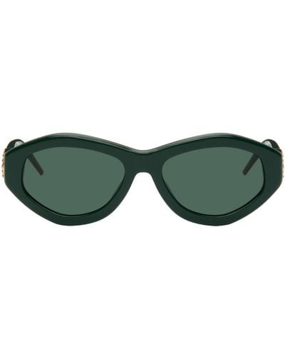 Casablancabrand Monogram Plaque Sunglasses - Green
