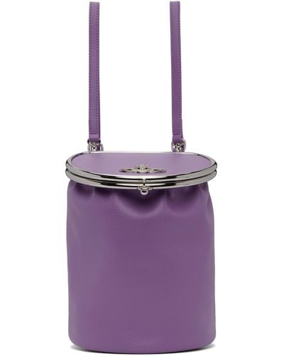 Vivienne Westwood Round Frame Backpack - Purple