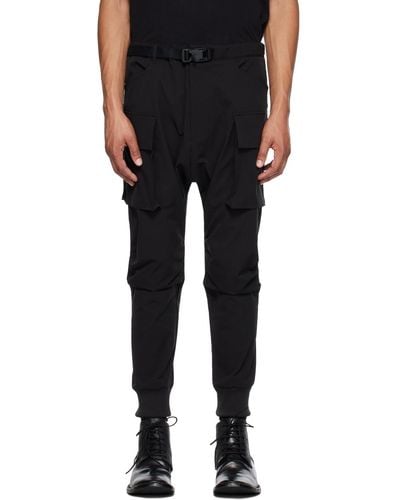 The Viridi-anne Belted Cargo Pants - Black