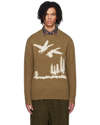 Beams Plus Intarsia Sweater - Multicolour