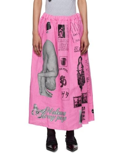 Ashley Williams Executioner Doll Maxi Skirt - Pink