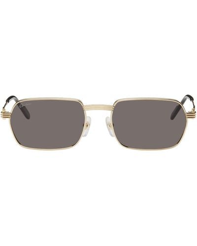 Cartier Rectangular Sunglasses - Black