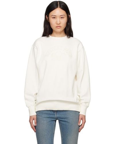 Givenchy Off- Embroide Sweatshirt - White