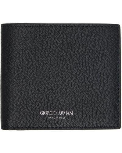 Giorgio Armani Stamp Wallet - Black