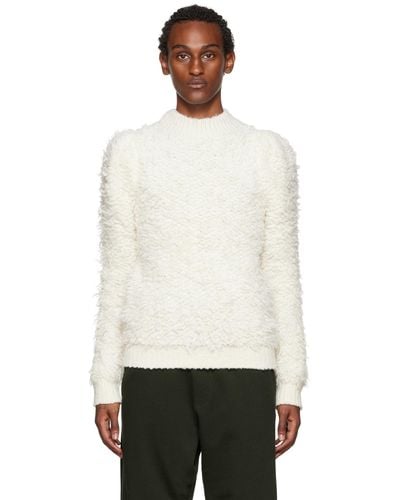 Dries Van Noten Off- Nylon Sweater - Multicolour