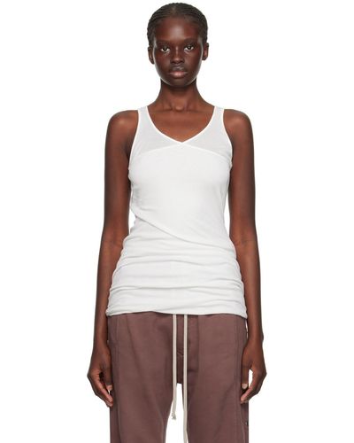 Rick Owens Off-white Double ziggy Banana Tank Top - Multicolor