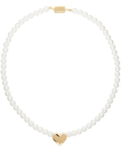 NUMBERING Collier #9731 blanc
