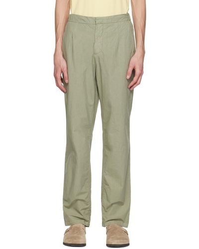 Norse Projects Green Aaren Trousers - Multicolour