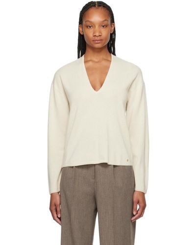 Anine Bing Off- Athena Sweater - Natural