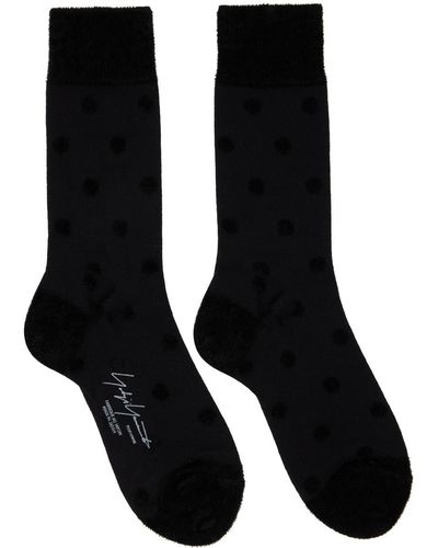 Yohji Yamamoto Black Dot Socks