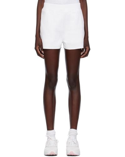 GAUGE81 White Trenton Shorts - Black