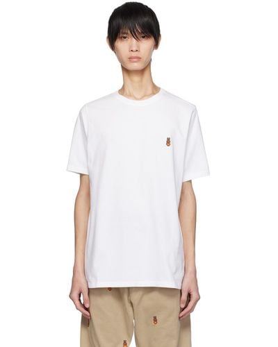 Pop Trading Co. Miffyコレクション ホワイト 刺繍 Tシャツ