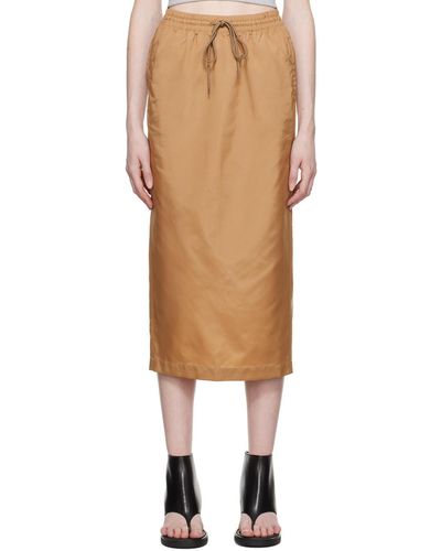Wardrobe NYC Utility Midi Skirt - Natural