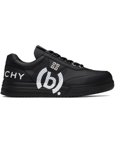 Givenchy Baskets noires à logos 4g édition bstroy