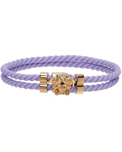 Versace Medusa Braided Bracelet - Multicolor