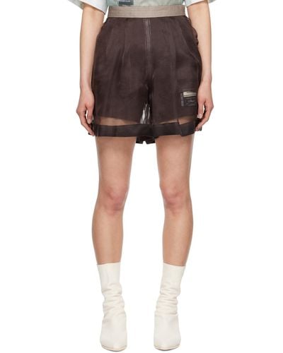 Undercover Layered Shorts - Black