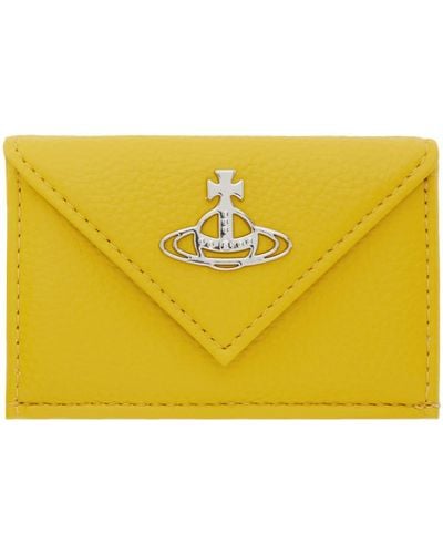 Vivienne Westwood Re-Vegan Envelope Wallet - Yellow