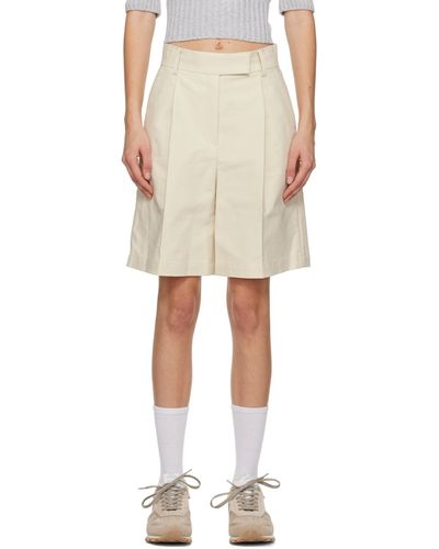 NOTHING WRITTEN Silky Shorts - Natural