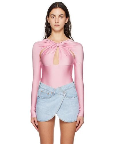 Coperni Cutout Bodysuit - Pink