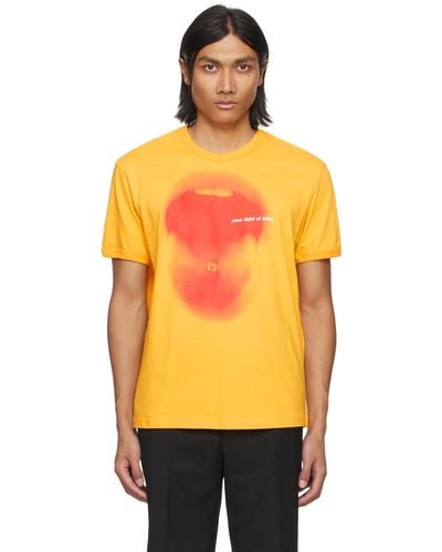 MISBHV T-shirt jaune à image - Orange