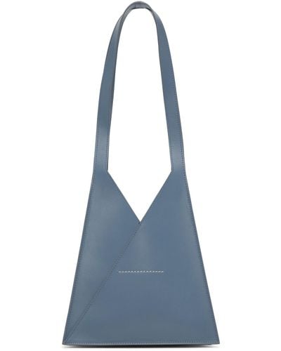 MM6 by Maison Martin Margiela Mini Triangle 6 Bag - Blue
