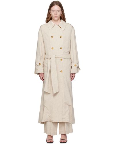 By Malene Birger Alanise Trench Coat - Natural