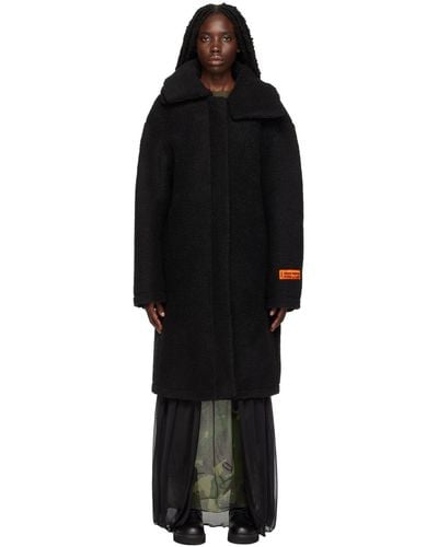 Heron Preston Long Coat - Black