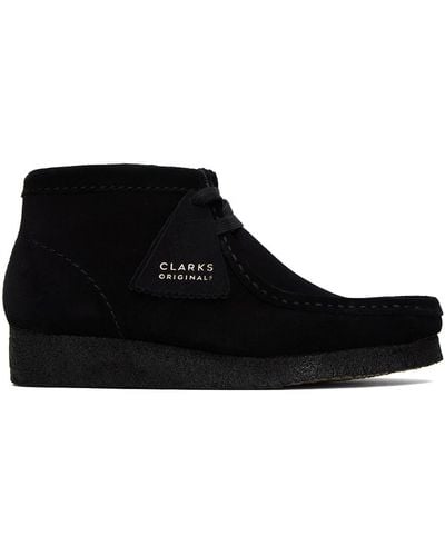 Clarks Wallabee Boots - Black