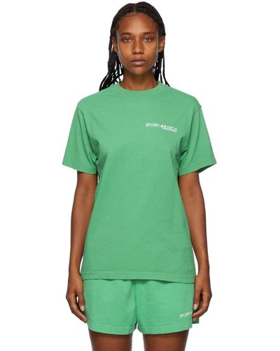Sporty & Rich Disco T-Shirt - Green
