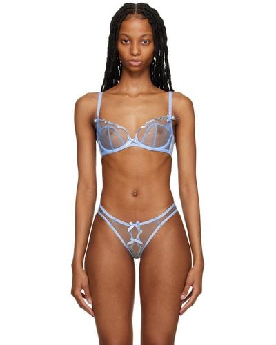 Agent Provocateur Blue Lorna Party Bra - Black