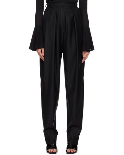 Magda Butrym Pantalon shaldon noir