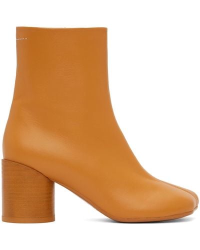 MM6 by Maison Martin Margiela Anatomic Boots - Brown