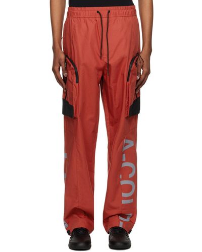 A_COLD_WALL* * Red Overset Tech Cargo Pants