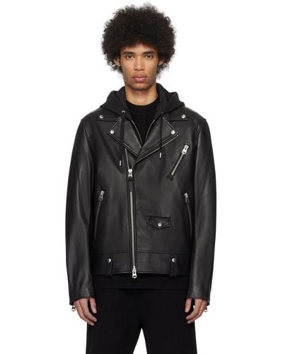 Mackage Magnus-cn Leather Jacket - Black