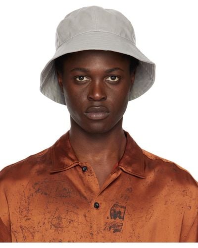 Song For The Mute Coated Bucket Hat - Brown