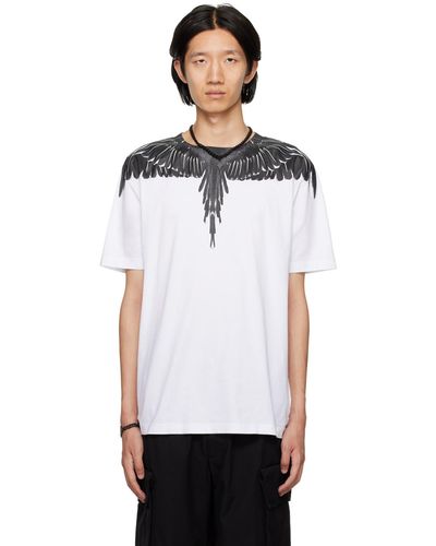 Marcelo Burlon T-shirt blanc à images imprimées