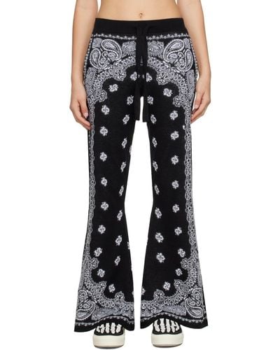 Amiri Bandana Lounge Pants - Black