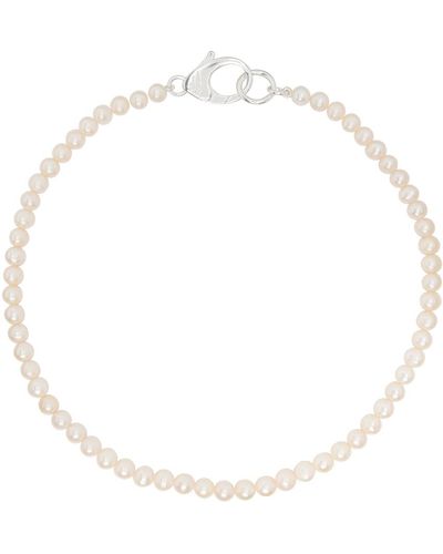 Hatton Labs Collier blanc à perles - Métallisé