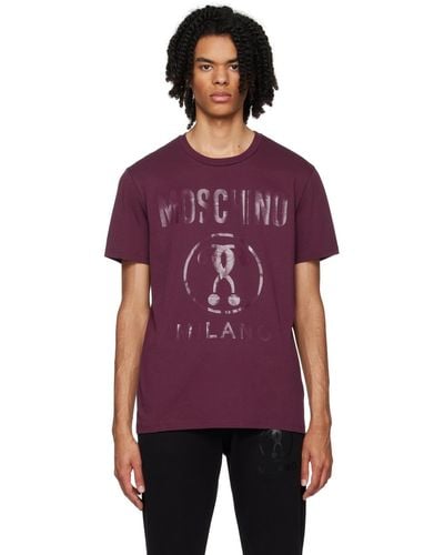 Moschino T-shirts And Polos - Purple