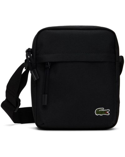 Lacoste Black Zip Crossbody Bag