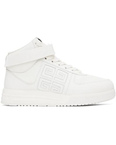 Givenchy White G4 Trainers - Black