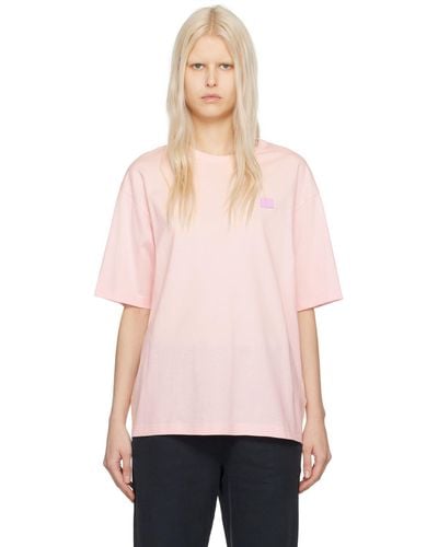 Acne Studios Pink Patch T-shirt