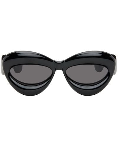 Loewe Black Inflated Cat-eye Sunglasses